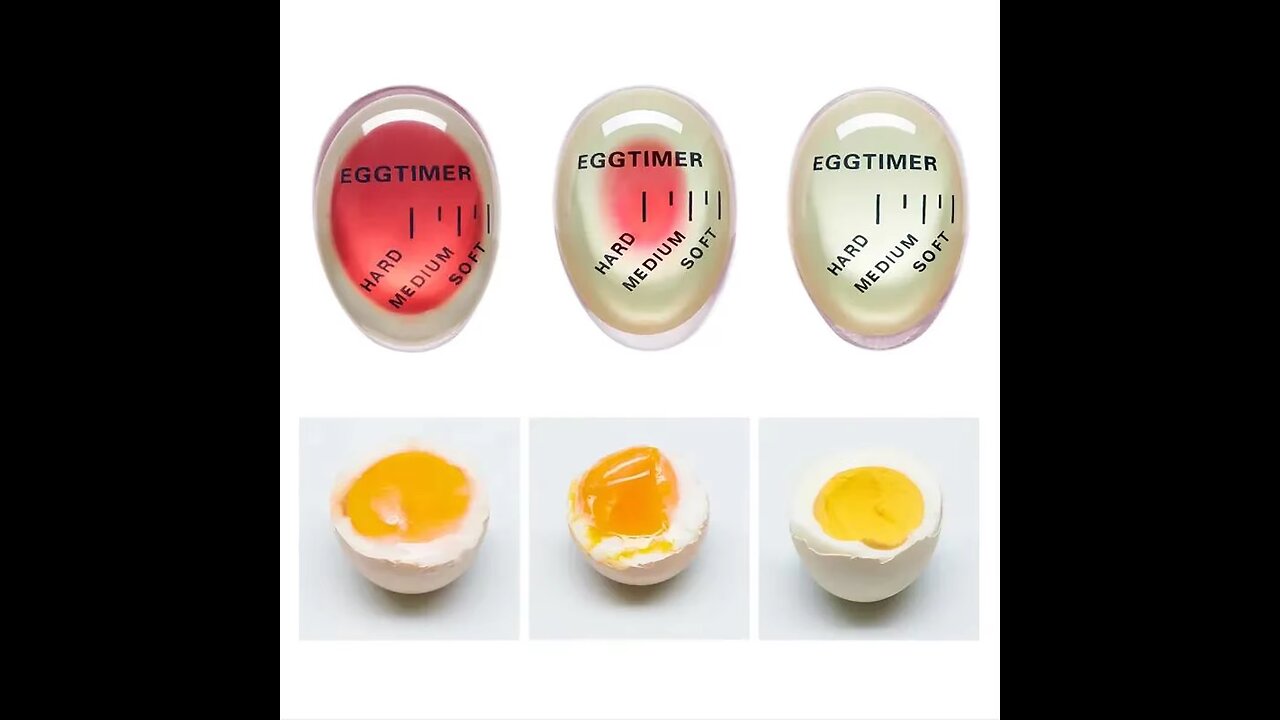 1pcs Egg Timer Boiled Egg Ripening Observer Yummy Soft Hard Egg