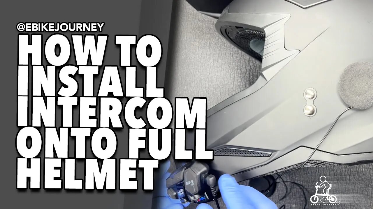 How To Install Intercom On Helmet