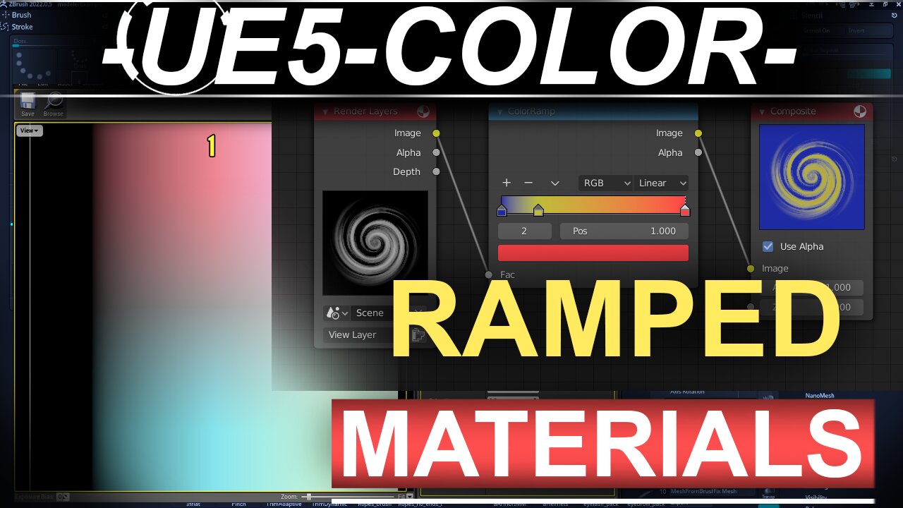 UE5: Color-Ramp Gradients (Curve Atlas & Color Curves)