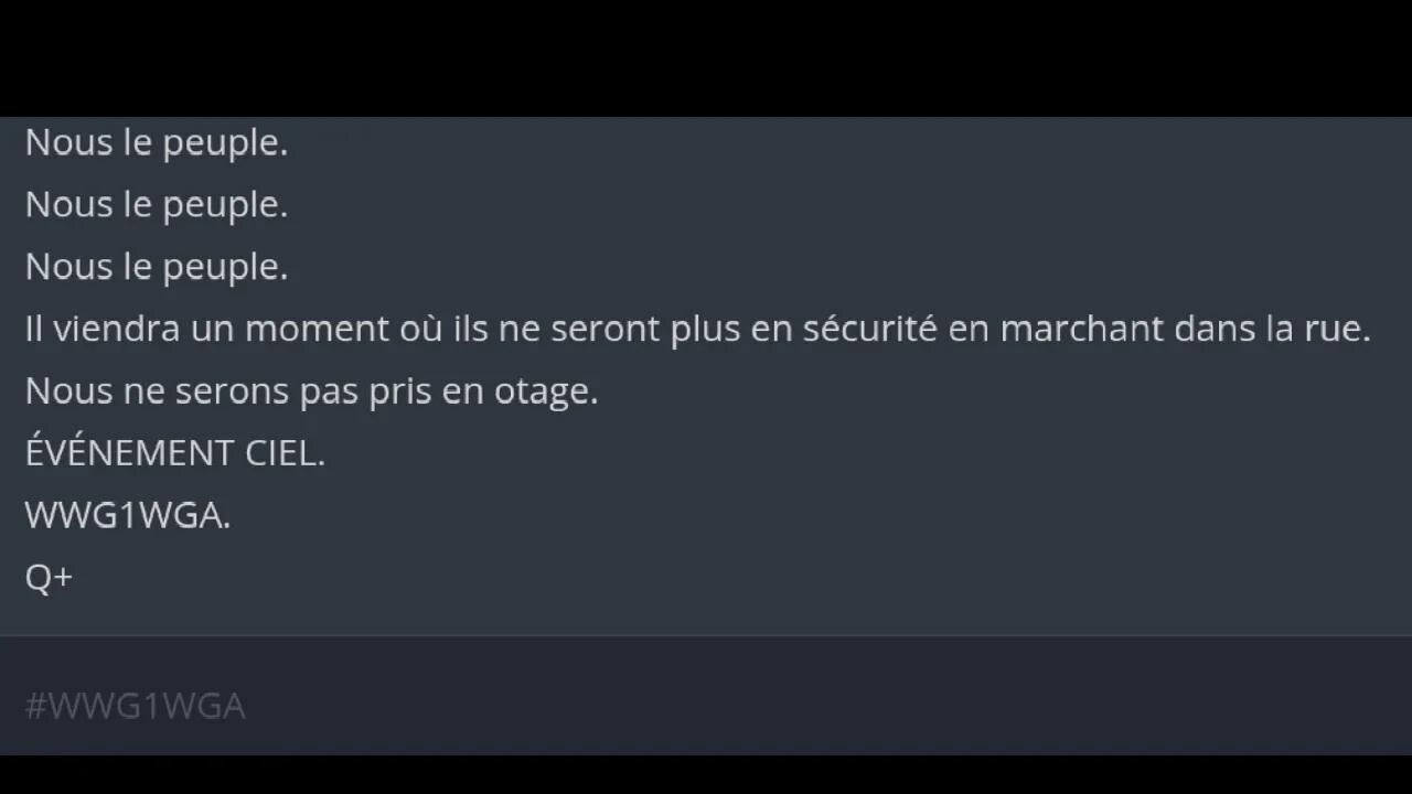 Il viendra un moment où ils ne seront plus en sécurité en marchant dans la rue.