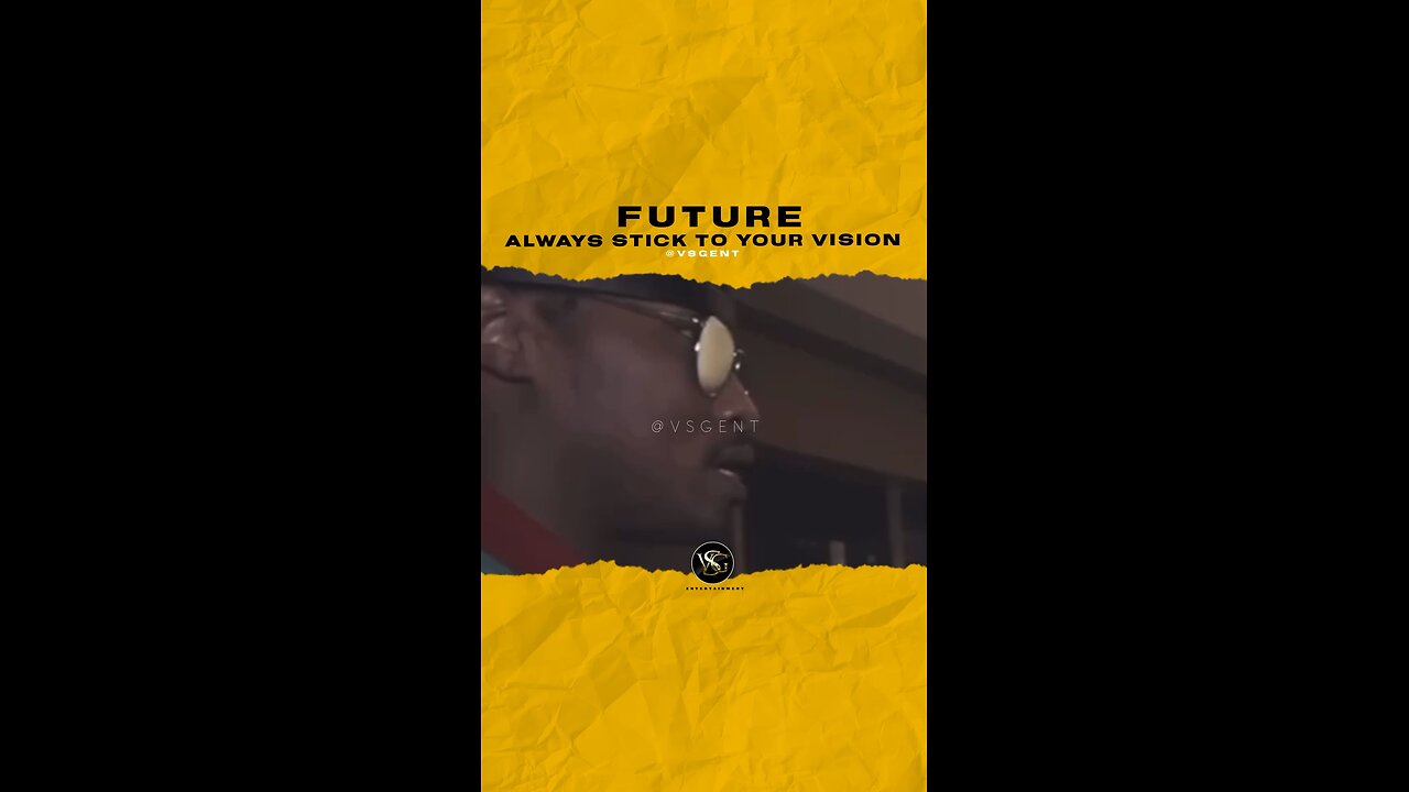 @future Always stick to your vision. #future