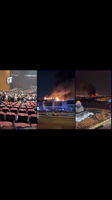UPDATE: 100 individuals are trapped in the burning Moscow concert venue