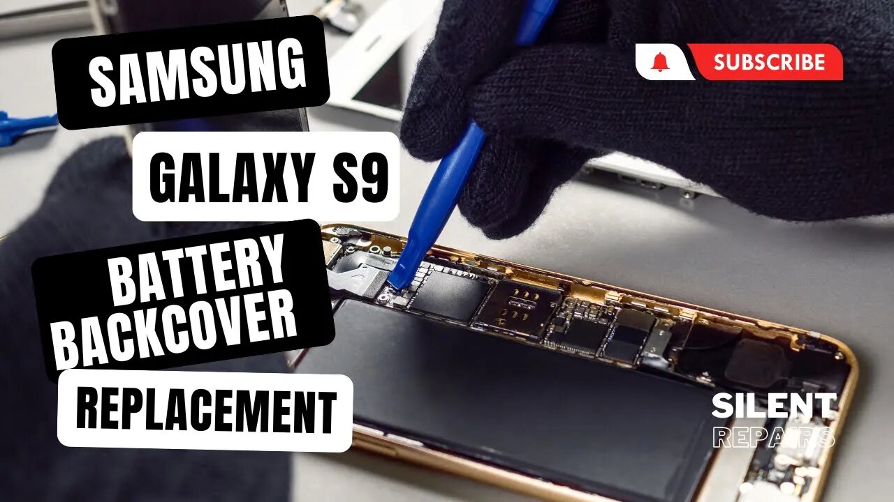 Samsung Galaxy S9 | Battery and backcover replacement | Repair video