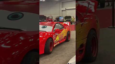 Amazing real life Lightning McQueen car #earlx #shorts