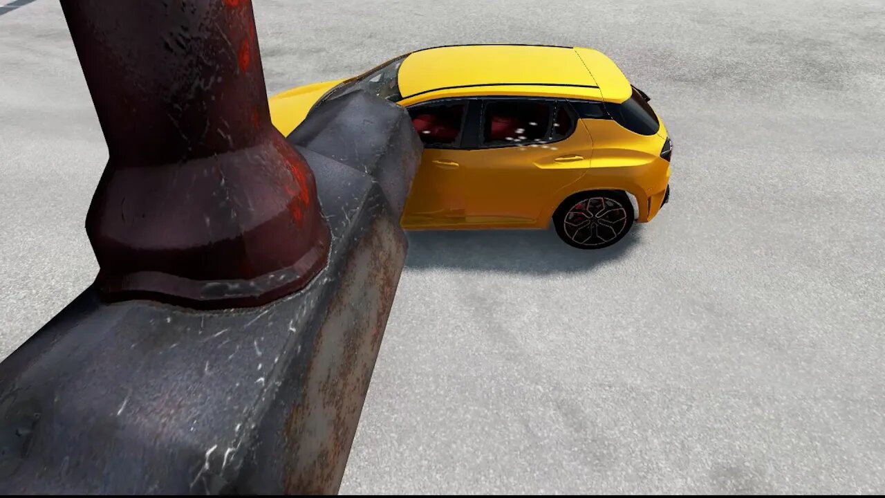 #shorts Cars Vs Gaint Hammers Cars Crashes Beamng Drive Cars vs Giant Hammers - BeamNG Drive