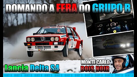 Mastering the Lancia Delta S4 on the Boris Noir's Snow Slope Nightmare! Group B Monster