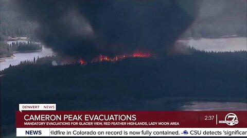 New mandatory evacuations issued for Cameron Peak Fire in Larimer County