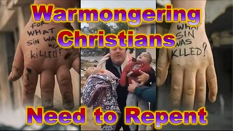 Warmongering Christian Zionists Need to Repent