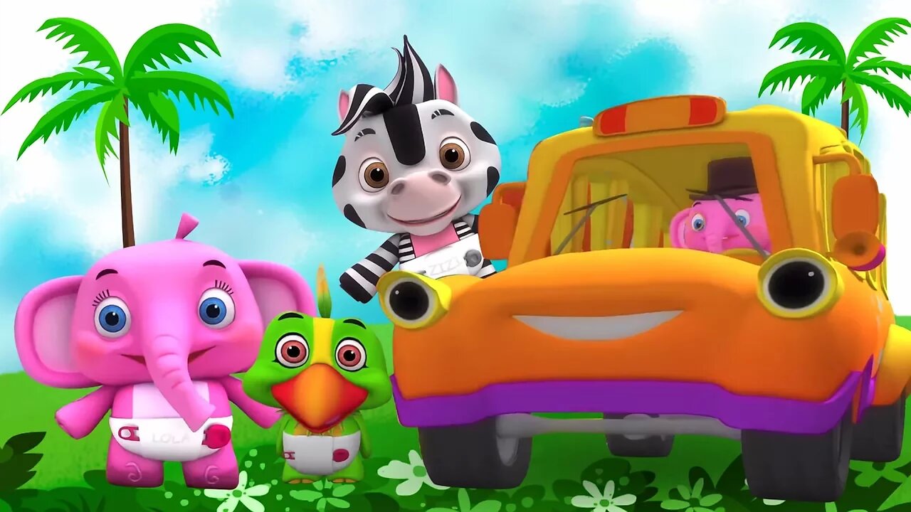 Wheels On The Bus | Song for Kids | Kindergarten Nursery Rhymes for Babies by Little Treehouse