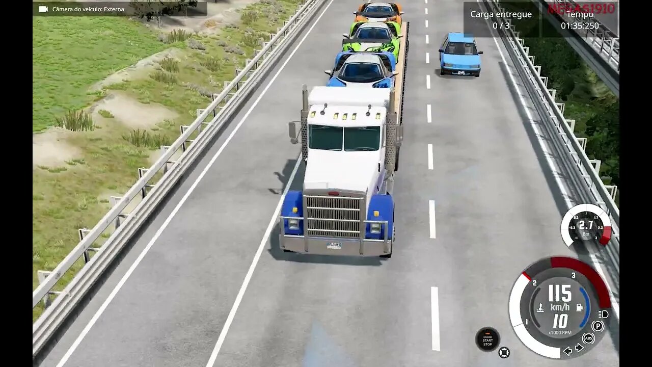 BeamNG drive Entrega de bólides