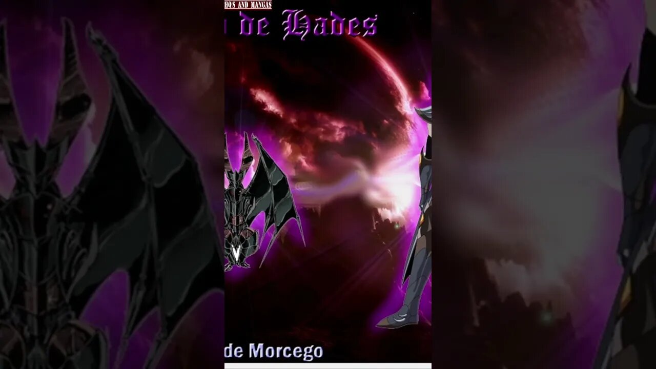 Os Cavaleiros Do Zodíaco - Espectro De Hades Wimber De Morcego Anime