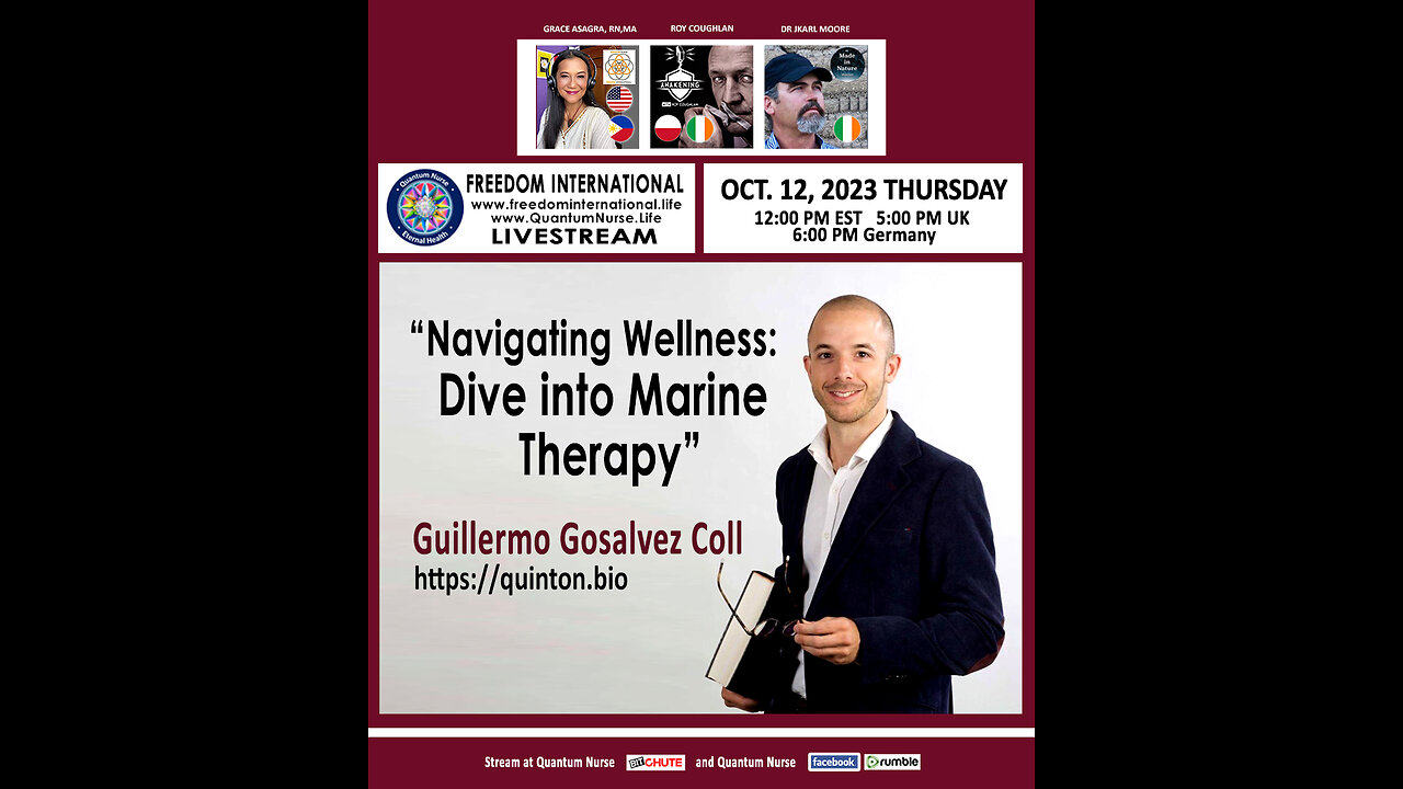 Guillermo Gosalvez Coll - “Navigating Wellness: Dive into Marine Therapy”