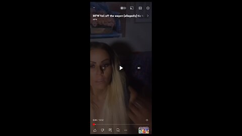 mfw fell off the wagon (not sure who she is)