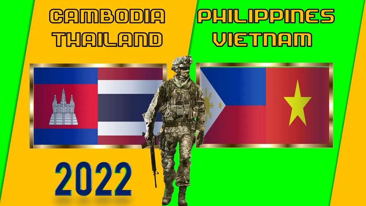 Cambodia Thailand VS Philippines Vietnam Military Power Comparison 2022 🇰🇭vs🇵🇭