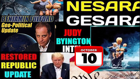 Judy Byington. Restored Republic via a GCR 10.10.24 > Benjamin Fulford Great - Trump Return