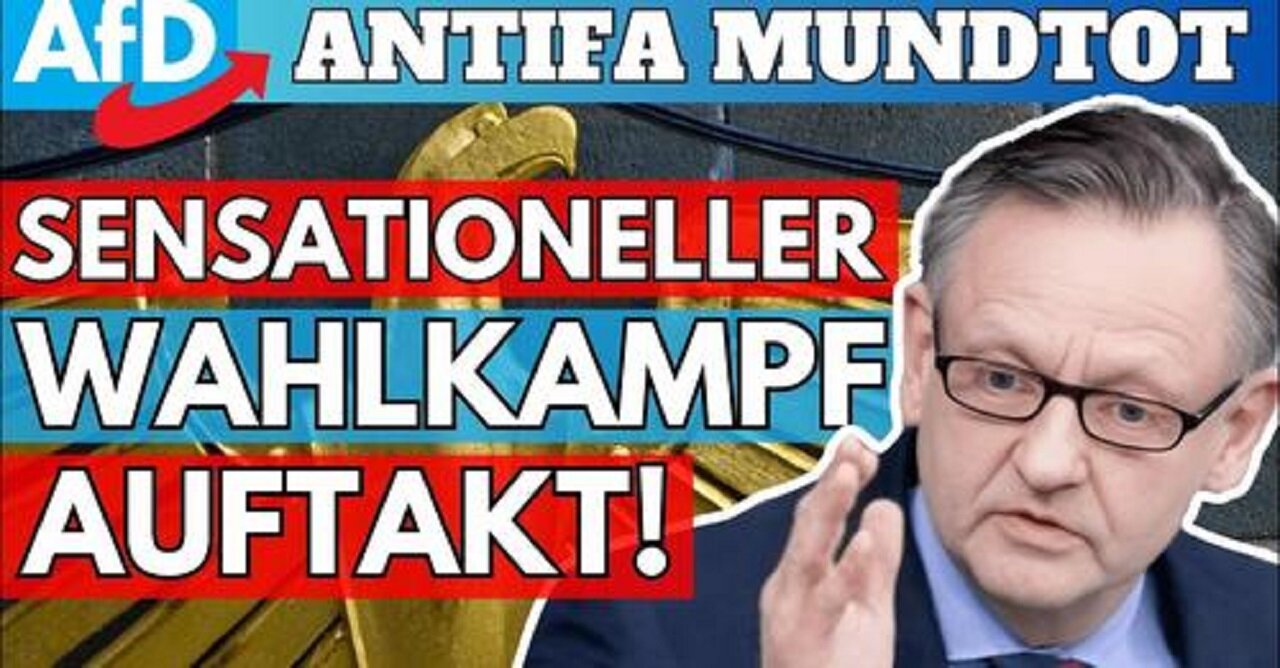 SENSATIONELLE WAHLKAMPF REDE 💥 Kay Gottschalk AfD 💥 macht die Antifa Demonstranten MUNDTOT!