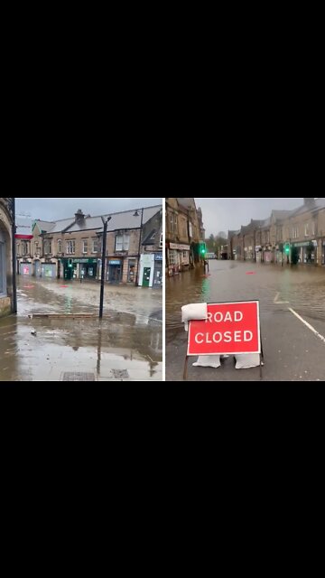 Storm Franklin causes flooding in Derbyshire