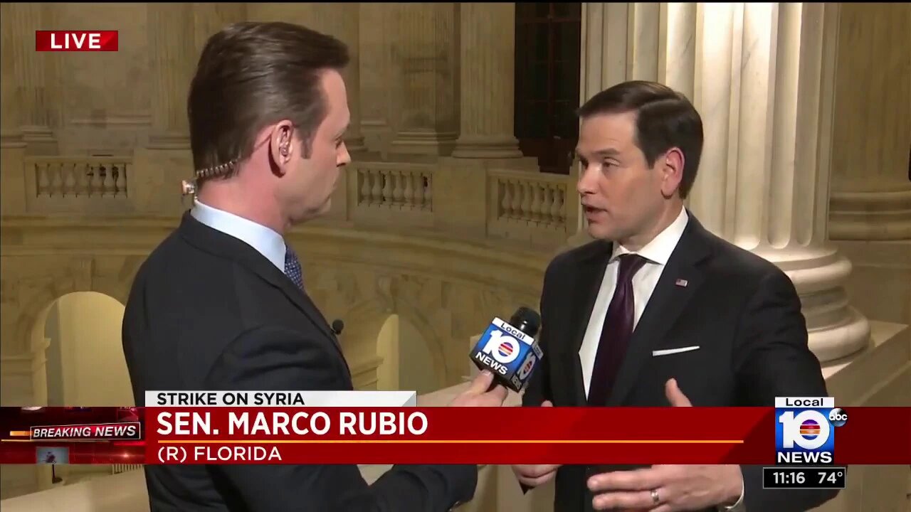 Rubio discusses U.S. airstrikes in Syria on ABC 10 Miami