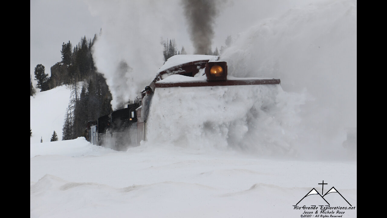 D&RGW Rotary Snowplow "OY" Returns on the Cumbres & Toltec - 2/29-3/1, 2020