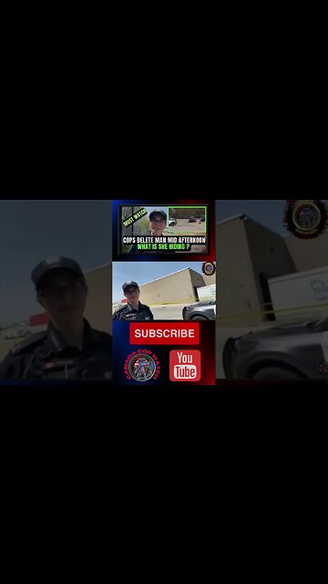 🍁🚔🎥 She wants to hide the police shooting so bad