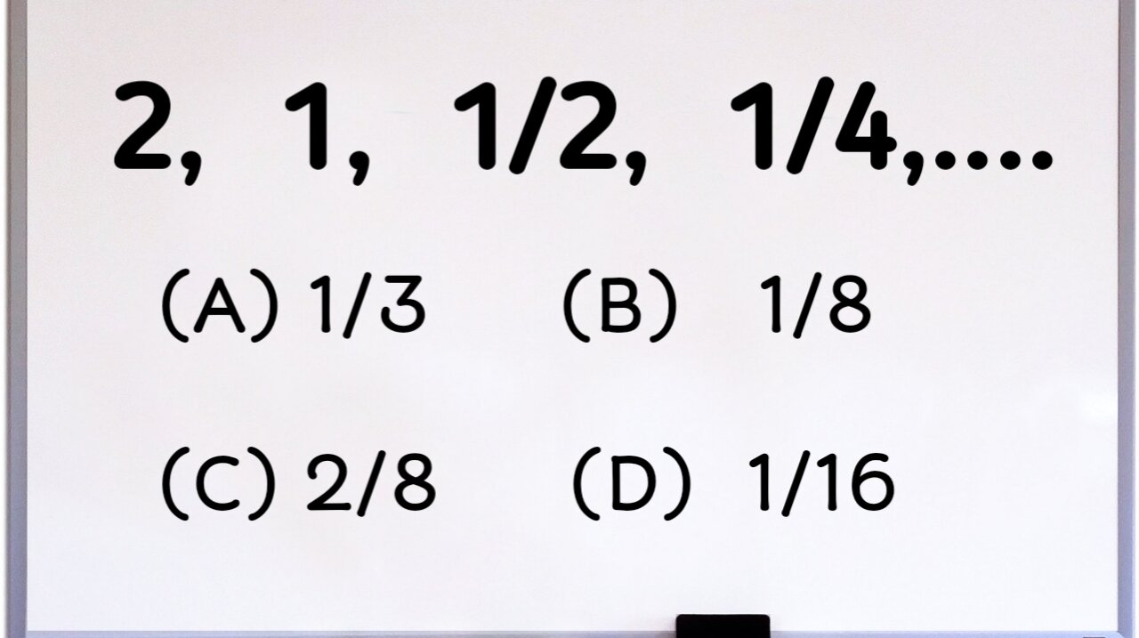 What should be the next number? || 80% will fail to answer correct