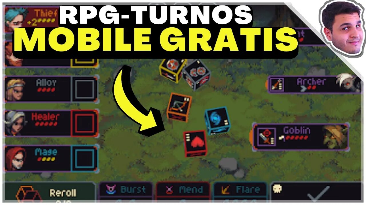 Você NÃO VIU Rpg de turnos DIVERTIDO Mobile | Slice & Dice