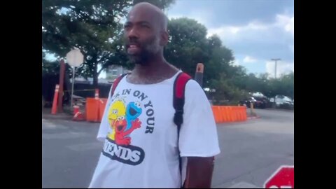 Two local San Antonio men walk by the ARC and have no idea whats going there.