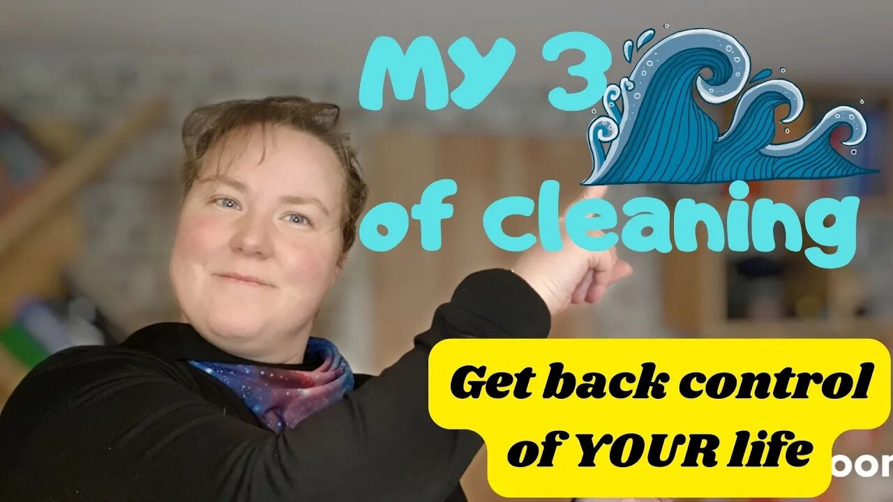 My 3 WAVES of CLEANING Getting RID of the PHYSICAL MESS