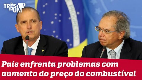 Onyx Lorenzoni e Guedes comentam sobre crises no Brasil
