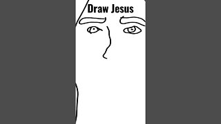 Draw Jesus Super EASY #jesus #drawing #sketch