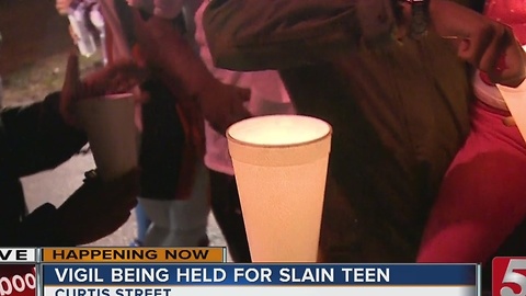 Vigil Held For Teen Killed Just Before Christmas