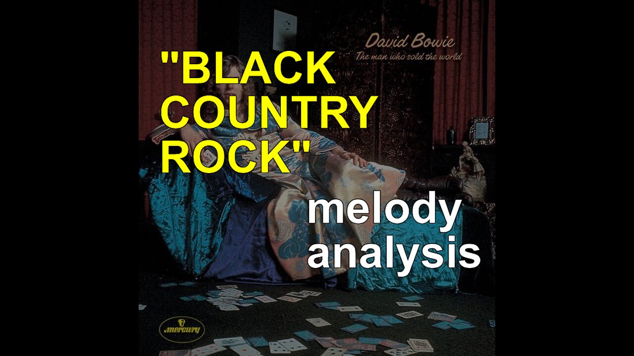 David Bowie - "Black Country Rock" - guitar melody analysis