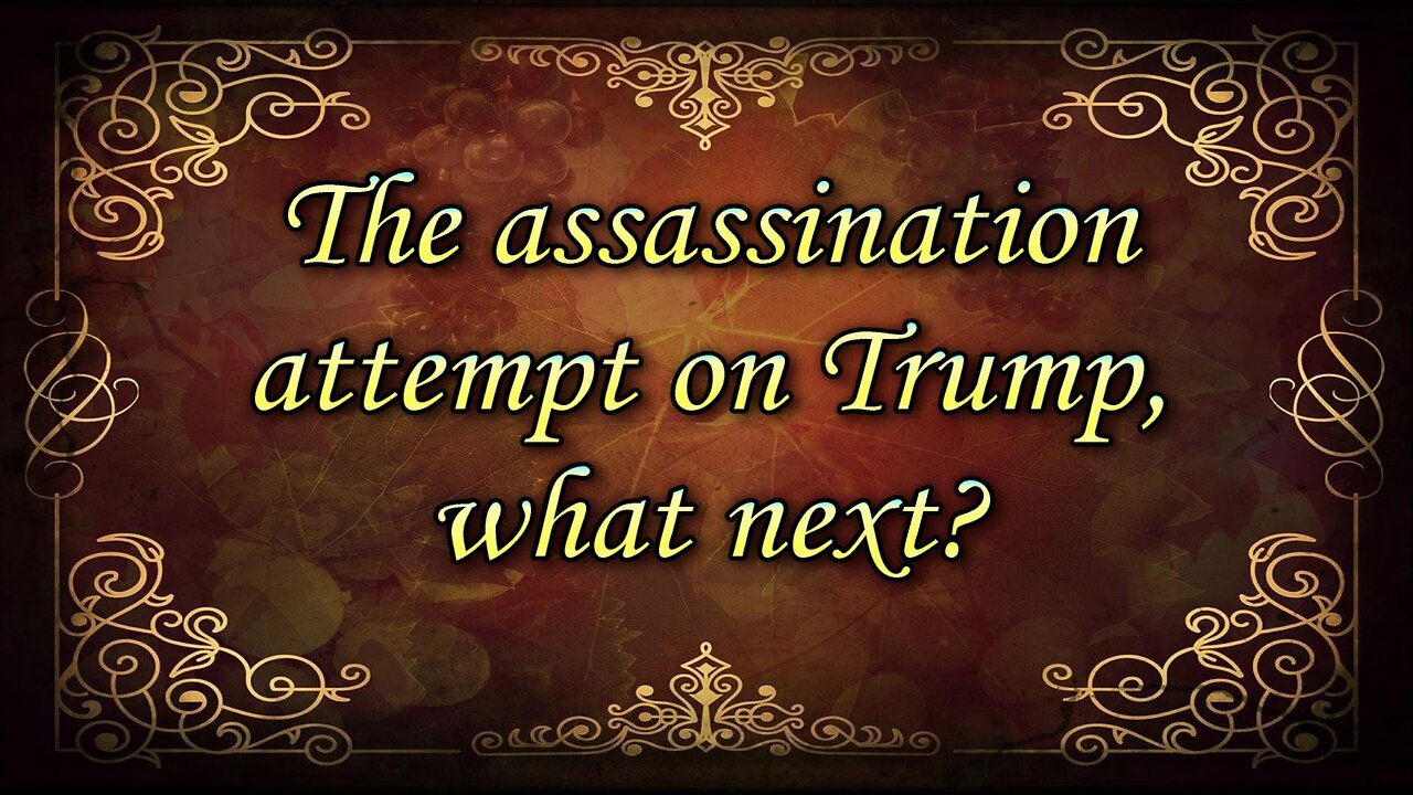 The assassination attempt on Trump - What next? A reading with Crystal Ball and Tarot