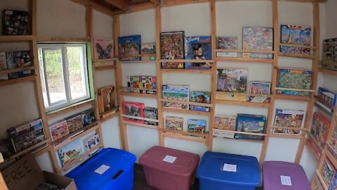 Town of Boston Man turned his chicken coop into The Puzzle Barn