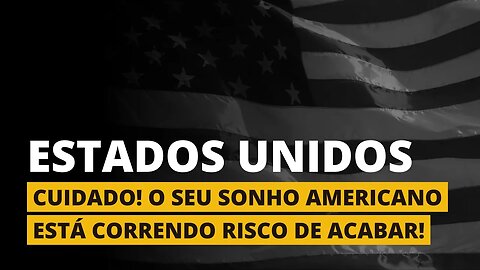 ISSO VAI ACABAR COM O SONHO AMERICANO! - Estados Unidos