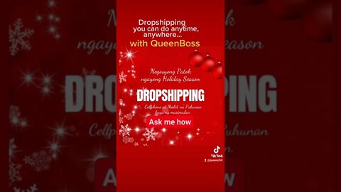 Christmas, it's to dropship