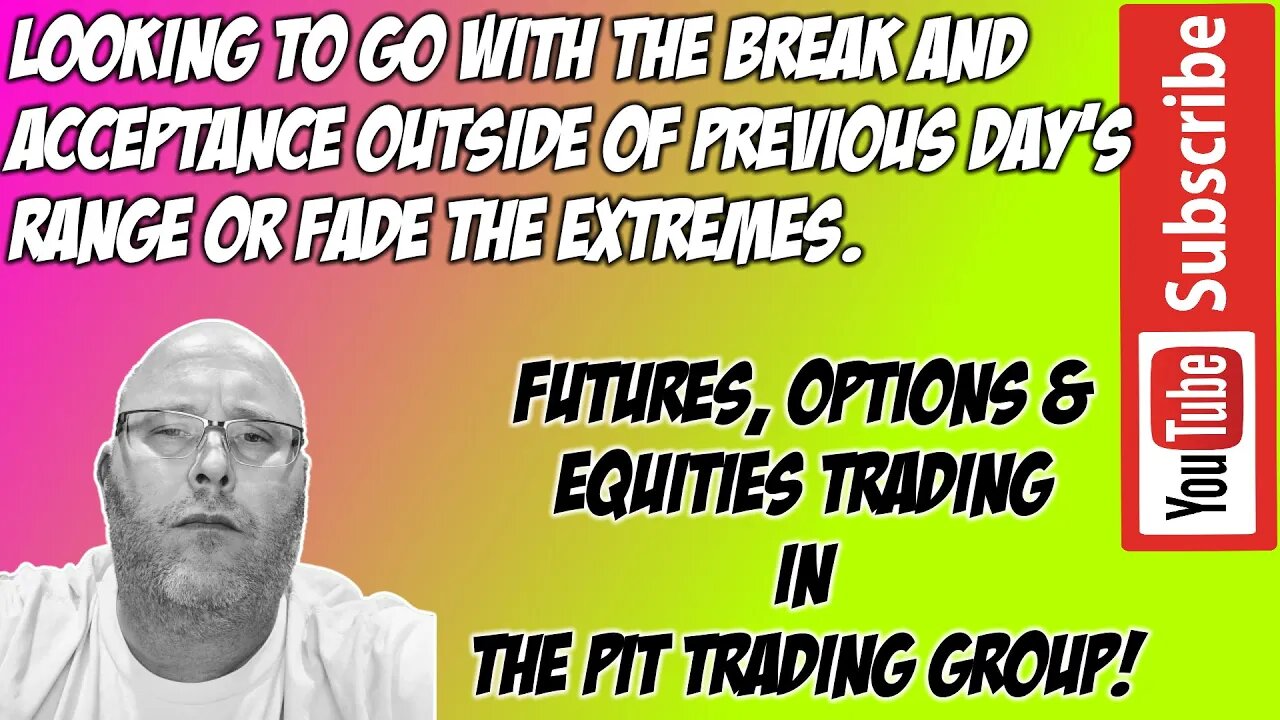 ES & NQ RTH Futures Live Stream - The Pit Futures Trading