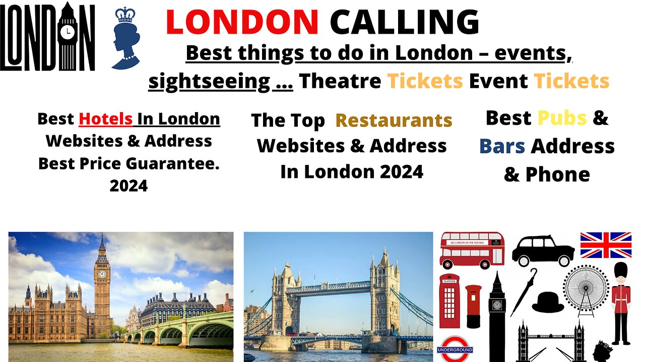 London Calling ( We Are Open For Business )