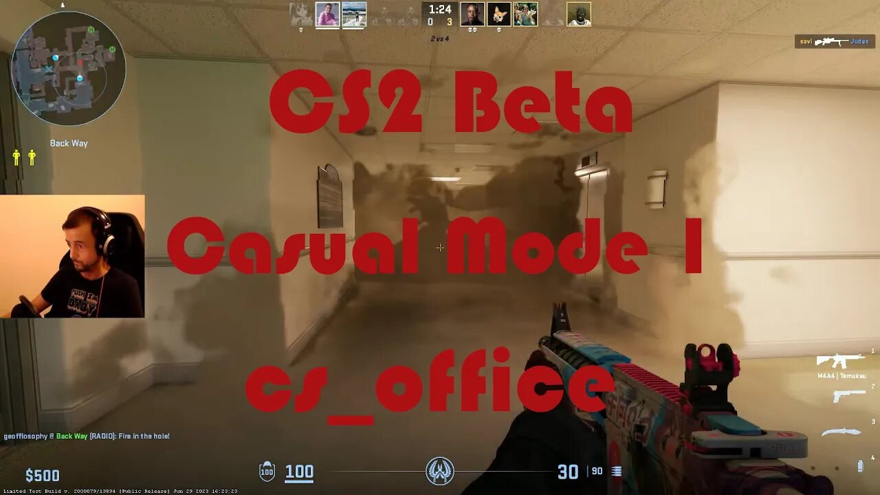 CS2 Beta cs_office Playtest - Casual Mode 1