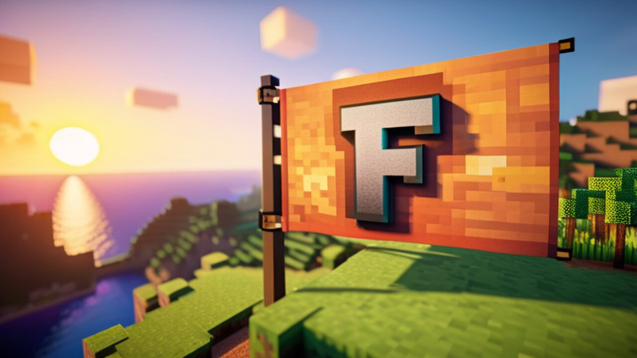 How To Make The Letter F Banner In Minecraft