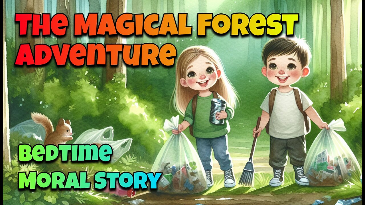 The Magical Forest Adventure - Picture Story for Kids in English