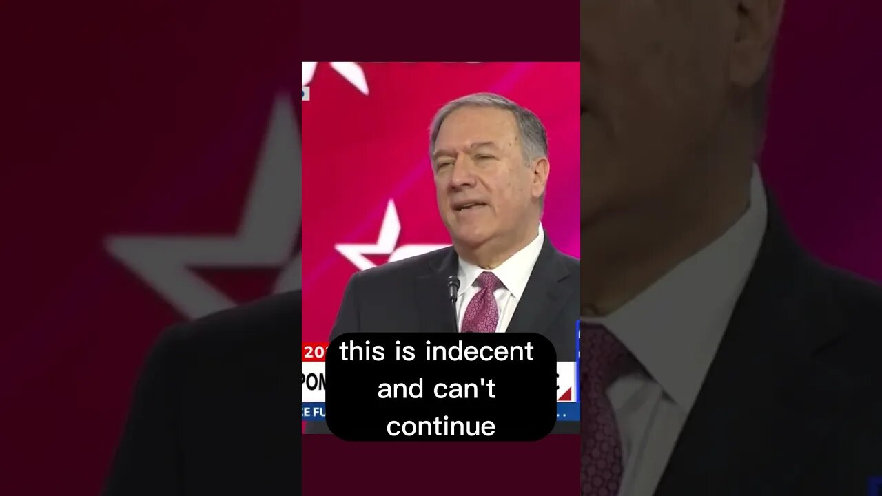 Mike Pompeo says debt is a problem | Subscribe for more ------}