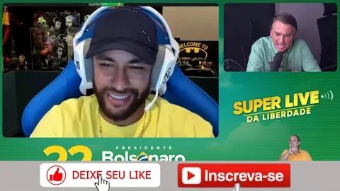 PARTICIPAÇAO ESPECIAL DO NEYMAR NA SUPER LIVER DA LIBERDADE EXPLICAA PORQUE APOIA O PRESIDENTE