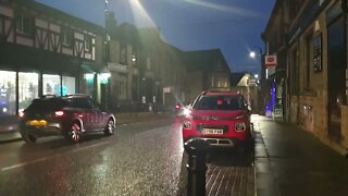 Night Walk Through a Small Village