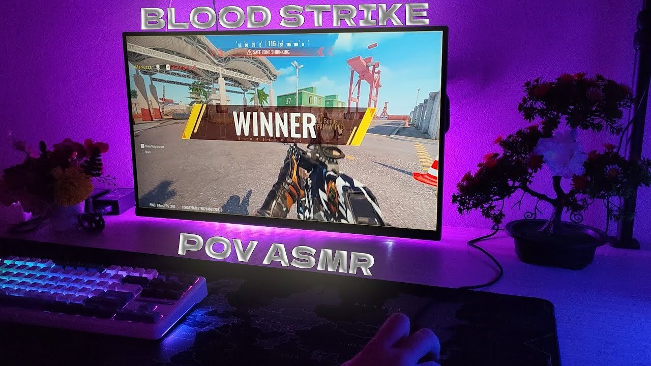 [POV] BLOOD STRIKE PC 240FPS 4K High Graphics! Keyboard Sound ASMR😴