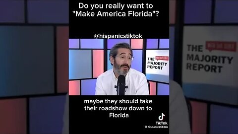 Do You Really Want To Make America Florida? #florida #america