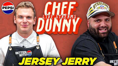 Preparing the BEST Grilled Cheese & Soup Combo with Jersey Jerry | Chef Donny @Pepsi Live Stream