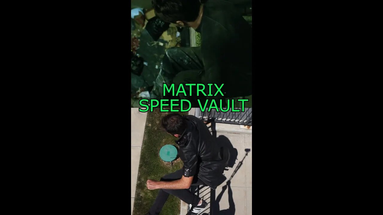 Matrix Stunts In Real Life Part 3 - Neo's Speed Vault