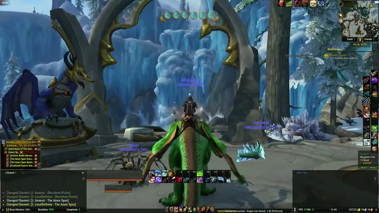 World of Warcraft Dragonflight Cold Hard Science