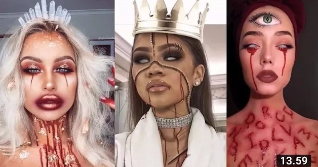 Top 15 tutorial makeup Hallowen